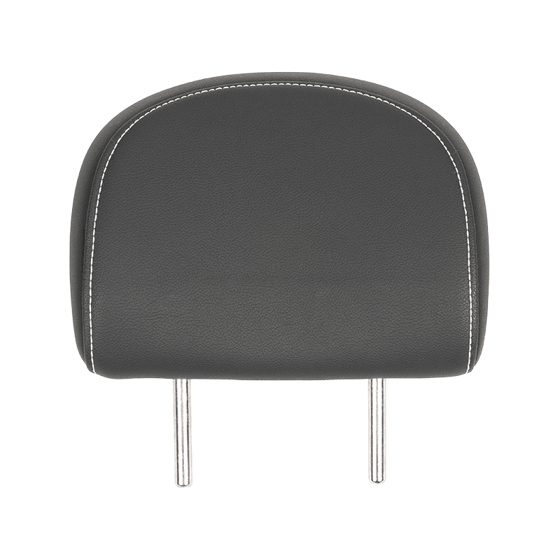 Passenger Car Rear Center Ergonomic Headrest Assembly with Contrast Stitching