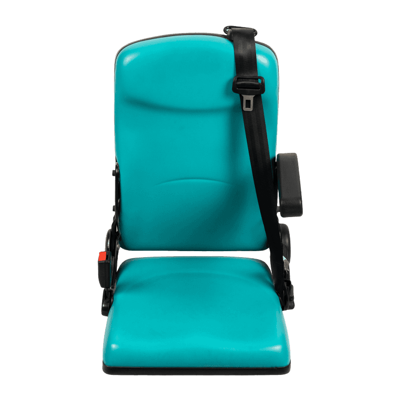 Ambulance Compartment Side-Mounted Folding Escort Seat Assembly