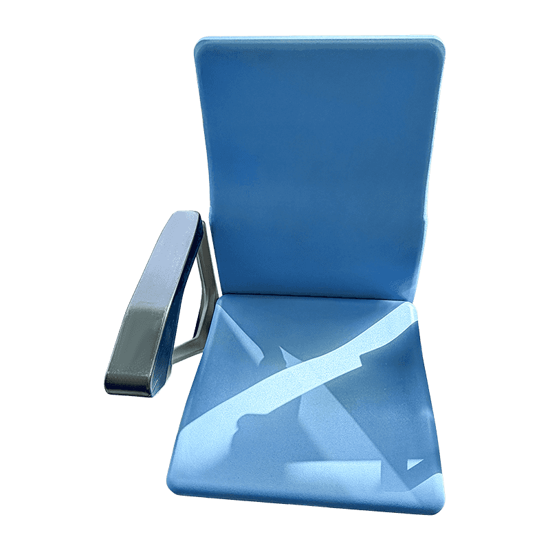 Medical Hospital Waiting Chair with Integrated Cup Holder